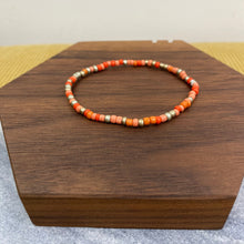 Load image into Gallery viewer, Bracelet - Small Bead - Orange
