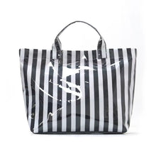 Load image into Gallery viewer, April Vinyl Tote Bag - Stripes
