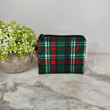 Load image into Gallery viewer, Mini Pouch - Green Plaid
