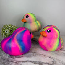 Load image into Gallery viewer, Squishy Toy - Rubber Duck, Jumbo Tie Dye
