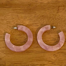 Load image into Gallery viewer, Acrylic Hoop Earrings
