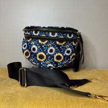 Load image into Gallery viewer, The Roni Nylon Crossbody - Blue Sunflower

