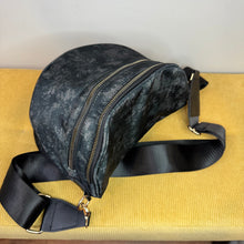 Load image into Gallery viewer, The Roni Nylon Crossbody - Dark Grey / Black Acid Wash
