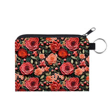 Load image into Gallery viewer, Mini Pouch - Embroidery Rose Floral
