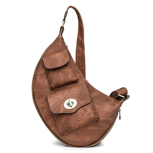 Olivia Hobo Bag - Denim Suede