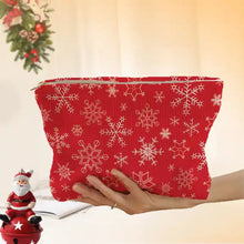 Load image into Gallery viewer, Corduroy Zip Pouch - Christmas - PREORDER 10/28-10/31
