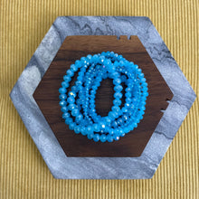 Load image into Gallery viewer, Bracelet Pack - Aqua Blue Bead
