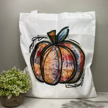 Load image into Gallery viewer, Tote Bag - Halloween - Tie Dye Pumpkin
