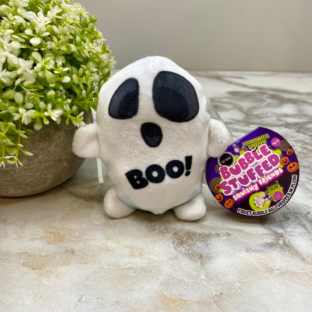 Bubble Stuffed Squishy Friends Toy - Halloween - Ghost