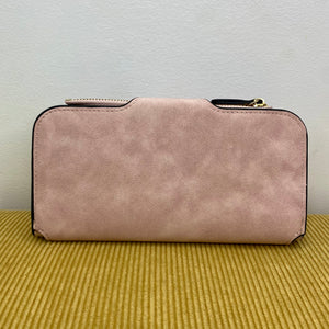 Long Wallet - Soft Faux Leather Snap