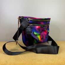Load image into Gallery viewer, The Roni Nylon Crossbody - Halloween Fall Galaxy Bat
