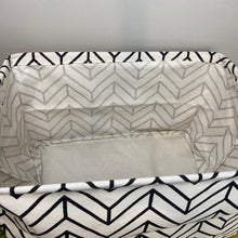 Load image into Gallery viewer, Pop Up Canvas Basket - Chevron
