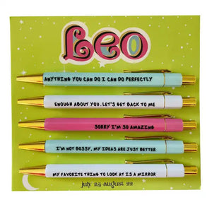 Pen Set - Leo - PREORDER 11/14-11/17