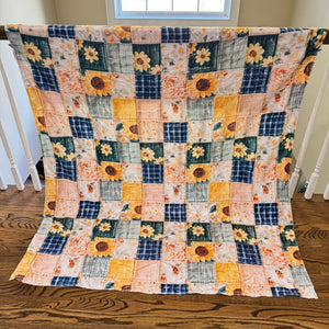 Blanket - Sunflower Quilt - PREORDER