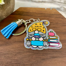 Load image into Gallery viewer, Keychain - Acrylic - Teacher Gnome - #5
