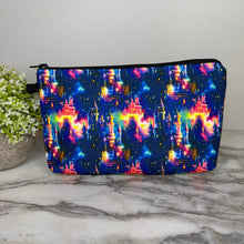 Load image into Gallery viewer, Pouch - Castle Rainbow Blue
