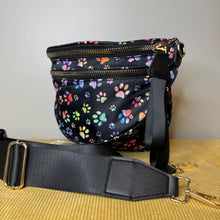Load image into Gallery viewer, The Roni Nylon Crossbody - Rainbow Paw Print
