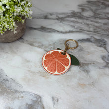 Load image into Gallery viewer, Keychain - Faux Leather Fruit
