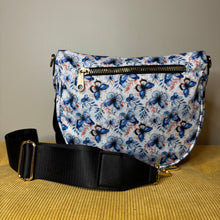 Load image into Gallery viewer, The Roni Nylon Crossbody - Blue Butterfly
