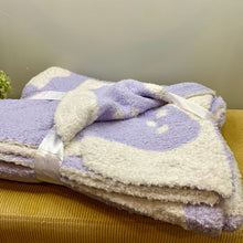 Load image into Gallery viewer, Blanket - Soft Dreams - Double Sided Halloween Ghost Lavender White
