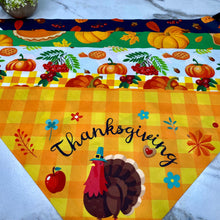 Load image into Gallery viewer, Dog Bandana - Fall/Thanksgiving Mix - Flannel-Like Feel
