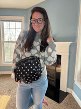 Load image into Gallery viewer, The Roni Nylon Crossbody - Paw Print Pastel
