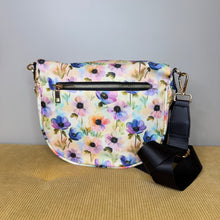 Load image into Gallery viewer, The Roni Nylon Crossbody - Watercolor Poppy Floral
