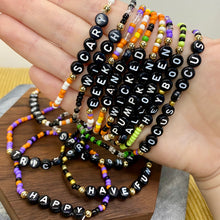 Load image into Gallery viewer, Bracelet - Halloween Beads
