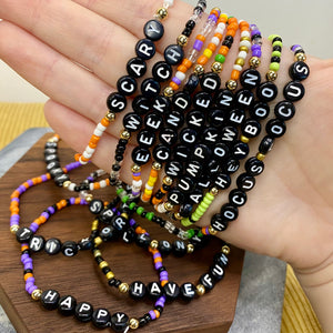 Bracelet - Halloween Beads