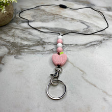 Load image into Gallery viewer, Break-Away Necklace Lanyard with Keychain Clasp - Silicone Bead - Teacher
