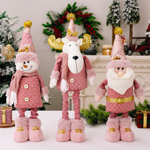 Load image into Gallery viewer, Telescopic Standing Christmas Decor - Pink &amp; Gold
