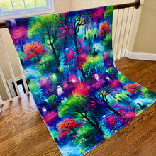 Load image into Gallery viewer, Blanket Halloween #13 - Galaxy Graveyard
