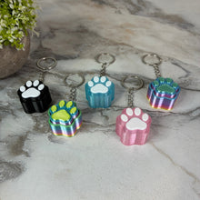 Load image into Gallery viewer, Keychain Clicker Toy - Paw Print
