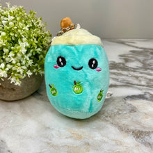 Load image into Gallery viewer, Keychain Toy - Plush Bubble Tea Boba
