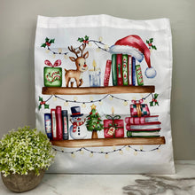 Load image into Gallery viewer, Tote Bag - Christmas - #5 - Bookshelf
