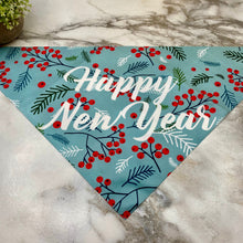 Load image into Gallery viewer, Dog Bandana - New Year - Berries
