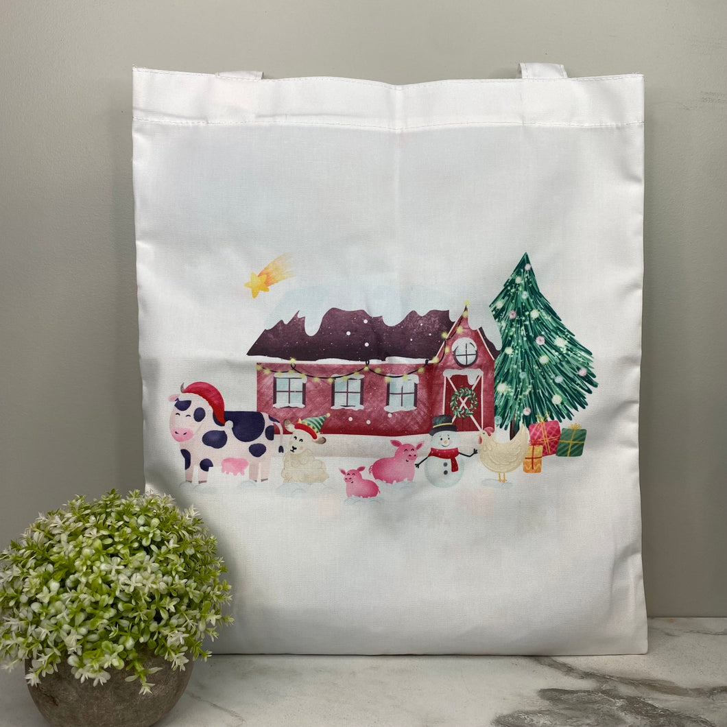 Tote Bag - Christmas - #1 - Farm