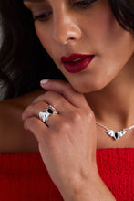 Load image into Gallery viewer, Crystal Bat Ring
