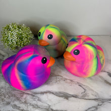 Load image into Gallery viewer, Squishy Toy - Rubber Duck, Jumbo Tie Dye
