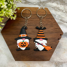 Load image into Gallery viewer, Keychain - Silicone - Halloween Gnome
