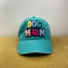 Load image into Gallery viewer, Hat - Dog Mom - Turquoise
