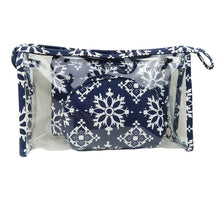 Load image into Gallery viewer, Trio Set Pouch + Clamshell - Snowflake - PREORDER
