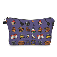 Load image into Gallery viewer, Pouch - Friends on Purple
