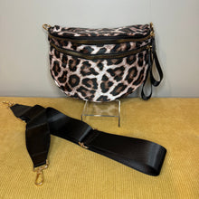 Load image into Gallery viewer, The Roni Nylon Crossbody - Larger Animal Print
