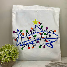 Load image into Gallery viewer, Tote Bag - Christmas - #49 - Shark Lights
