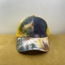 Load image into Gallery viewer, Hat - Tie Dye - Navy Yellow
