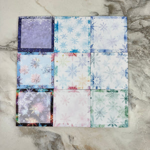 The Sticky Note Collection - Christmas Snowflake Set 9 Pack