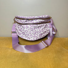 Load image into Gallery viewer, The Roni Nylon Crossbody - Animal Print Light Purple
