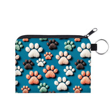 Load image into Gallery viewer, Mini Pouch - Dog Paw Needlepoint
