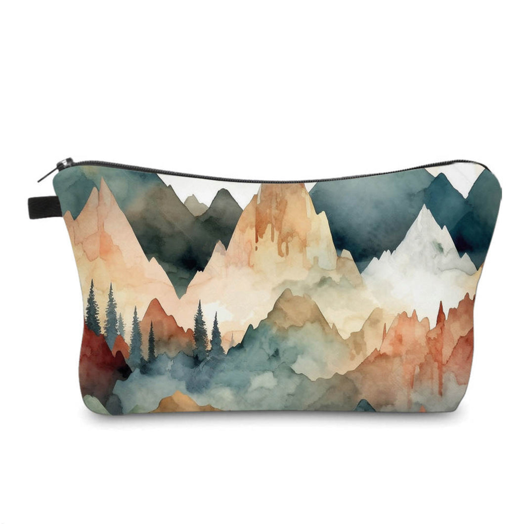 Pouch - Mountains Watercolor